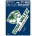 Utah Valley Wolverines Die Cut Logo Magnet 6.25" x 9"
