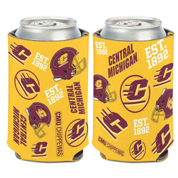 Central Michigan Chippewas Can Cooler 12 oz.