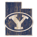 Brigham Young Cougars STATE SHAPE