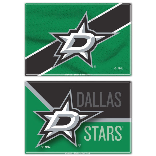 Dallas Stars Rectangle Magnet, 2pack 2" x 3"
