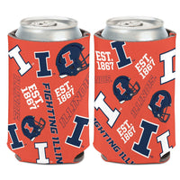 Illinois Fighting Illini Can Cooler 12 oz.