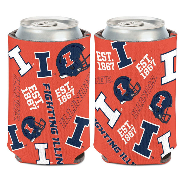 Illinois Fighting Illini Can Cooler 12 oz.