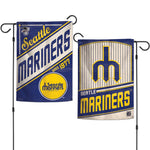 Seattle Mariners / Cooperstown Garden Flags 2 sided 12.5" x 18"