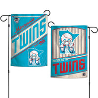 Minnesota Twins / Cooperstown Garden Flags 2 sided 12.5" x 18"
