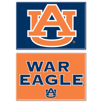 Auburn Tigers Rectangle Magnet, 2pack 2" x 3"