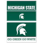 Wholesale-Michigan State Spartans Rectangle Magnet, 2pack 2" x 3"