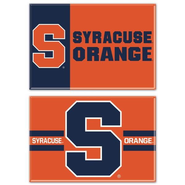 Wholesale-Syracuse Orange Rectangle Magnet, 2pack 2" x 3"