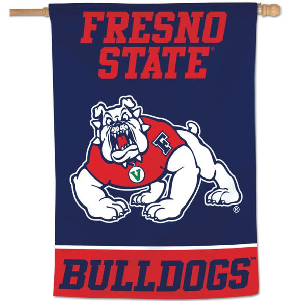 Wholesale-Fresno State Bulldogs Vertical Flag 28" x 40"