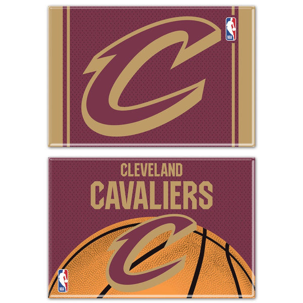 Cleveland Cavaliers Rectangle Magnet, 2pack 2" x 3"