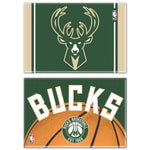 Milwaukee Bucks Rectangle Magnet, 2pack 2" x 3"