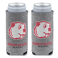 Minot State Beavers 12 oz Slim Can Cooler