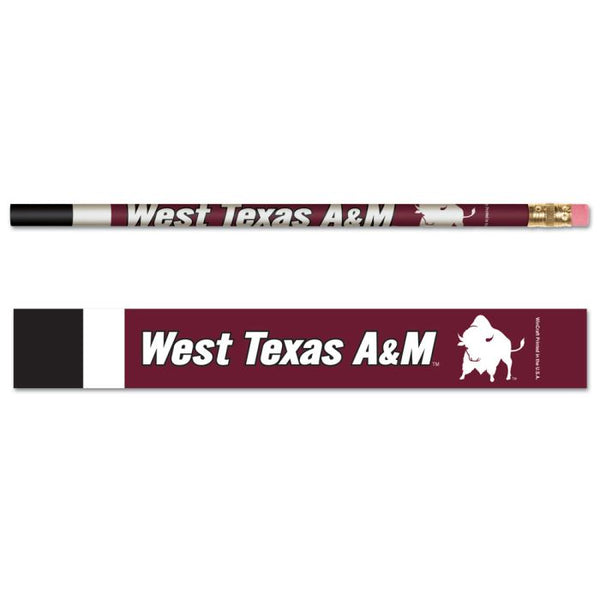 Wholesale-West Texas A&amp;M Buffaloes Pencil 6-pack