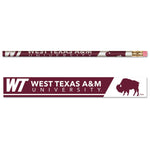 Wholesale-West Texas A&amp;M Buffaloes Pencil 6-pack