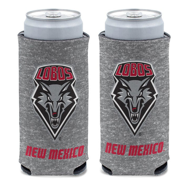 New Mexico Lobos 12 oz Slim Can Cooler