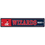 Washington Wizards Street / Zone Sign 3.75" X 19"