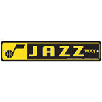 Utah Jazz Street / Zone Sign 3.75" x 19"