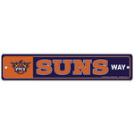 Phoenix Suns Street / Zone Sign 3.75" X 19"