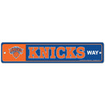 New York Knicks Street / Zone Sign 3.75" X 19"
