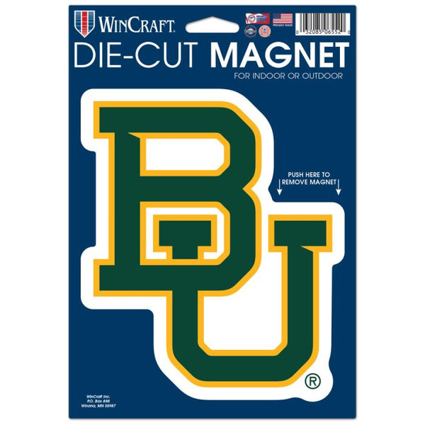 Wholesale-Baylor Bears Die Cut Logo Magnet 6.25" x 9"
