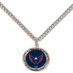 Washington Capitals Necklace w/Charm Jewelry Card
