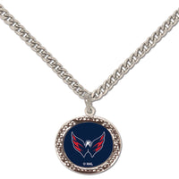 Washington Capitals Necklace w/Charm Jewelry Card