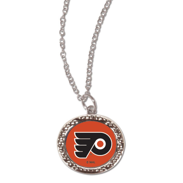 Philadelphia Flyers Necklace w/Charm Jewelry Card