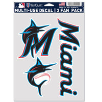 Miami Marlins Multi Use 3 Fan Pack