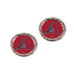 Arizona Diamondbacks Earrings Jewelry Carded Round
