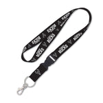 Milwaukee Bucks black Lanyard w/detachable buckle 1"