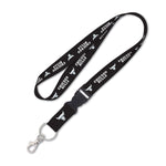 Chicago Bulls Black Lanyard w/detachable buckle 1"