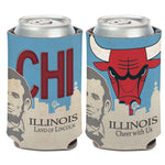 Chicago Bulls LICENSE PLATE Can Cooler 12 oz.