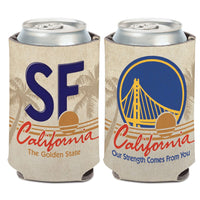 Golden State Warriors LICENSE PLATE Can Cooler 12 oz.