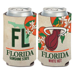 Miami Heat LICENSE PLATE Can Cooler 12 oz.