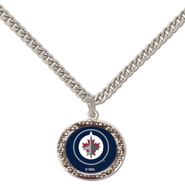 Winnipeg Jets Necklace w/Charm Jewelry Card