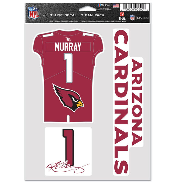 Arizona Cardinals Multi Use 3 FAN PACK Kyler Murray