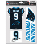 Carolina Panthers Multi Use 3 fan pack Bryce Young