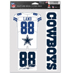 Dallas Cowboys Multi Use 3 FAN PACK CeeDee Lamb