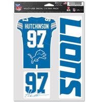 Detroit Lions Multi Use 3 FAN PACK Aidan Hutchinson