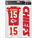Kansas City Chiefs Multi Use 3 FAN PACK Patrick Mahomes II