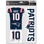 New England Patriots Multi Use 3 fan pack Drake Maye