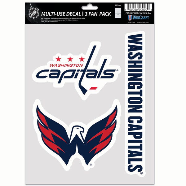 Washington Capitals Multi Use 3 Fan Pack