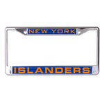 New York Islanders Lic Plt Frame S/L Printed