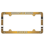 Missouri Tigers Lic Plate Frame Full Color