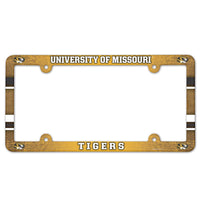 Missouri Tigers Lic Plate Frame Full Color