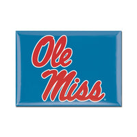 Wholesale-Ole Miss Rebels Metal Magnet 2.5" x 3.5"