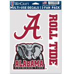 Alabama Crimson Tide Multi Use 3 Fan Pack