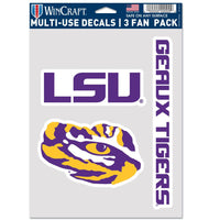 LSU Tigers Multi Use 3 Fan Pack