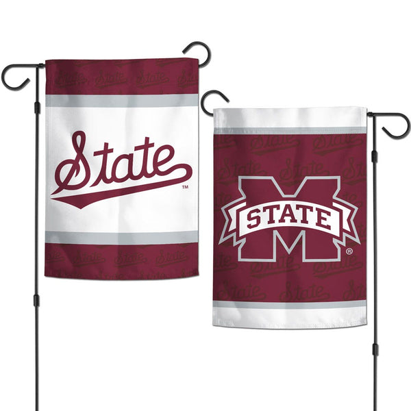 Mississippi State Bulldogs Garden Flags 2 sided 12.5" x 18"