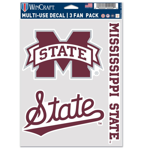 Mississippi State Bulldogs Multi Use 3 Fan Pack