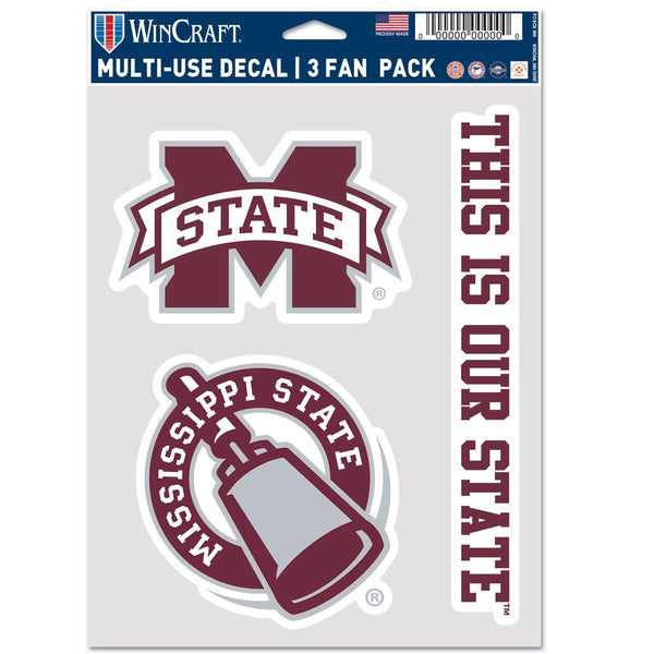 Mississippi State Bulldogs Multi Use 3 FAN PACK